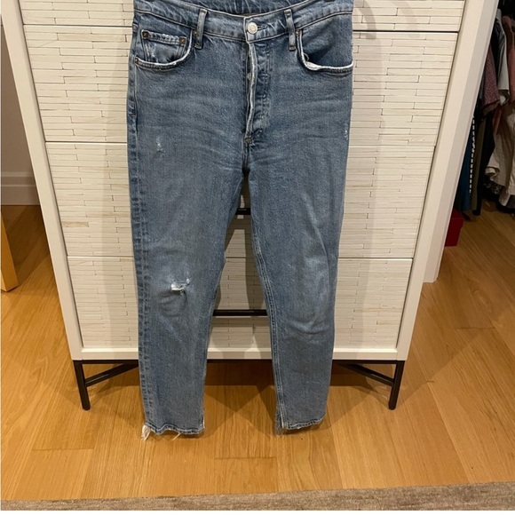 AGOLDE NICO HIGH RISE SKINNY JEANS sz 27 - Picture 10 of 10